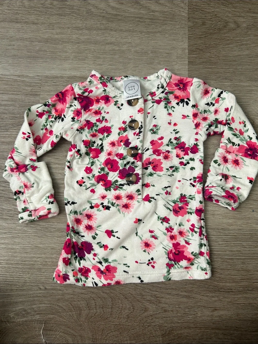 Floral Lou Lou & Co top and bottom NB size